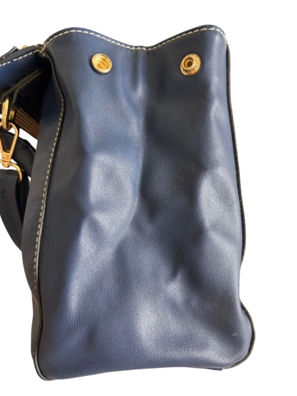 CATHERINE MALANDRINO Structured Handbag Satchel Bag Colorblock Crossbody Purse - Picture 6 of 16